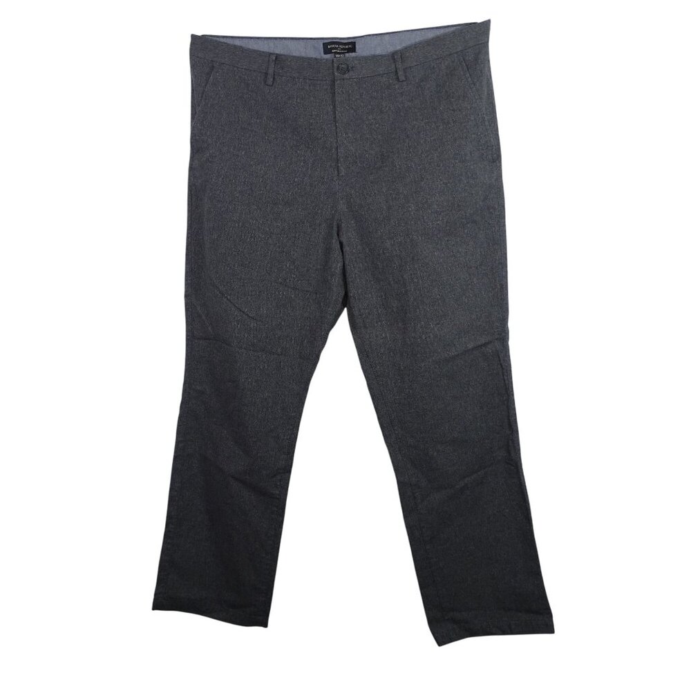 Banana Republic Heather Gray Kentfield Pants Men Size 38 X 32 Straight FLAW